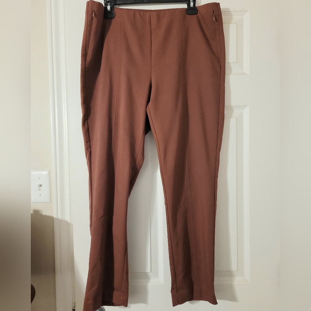 Terracotta Coloured Dress Pants